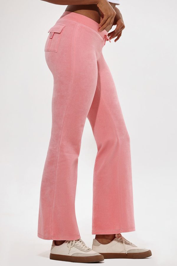 Crown Heritage Cotton Velour Track Pants - Image 4