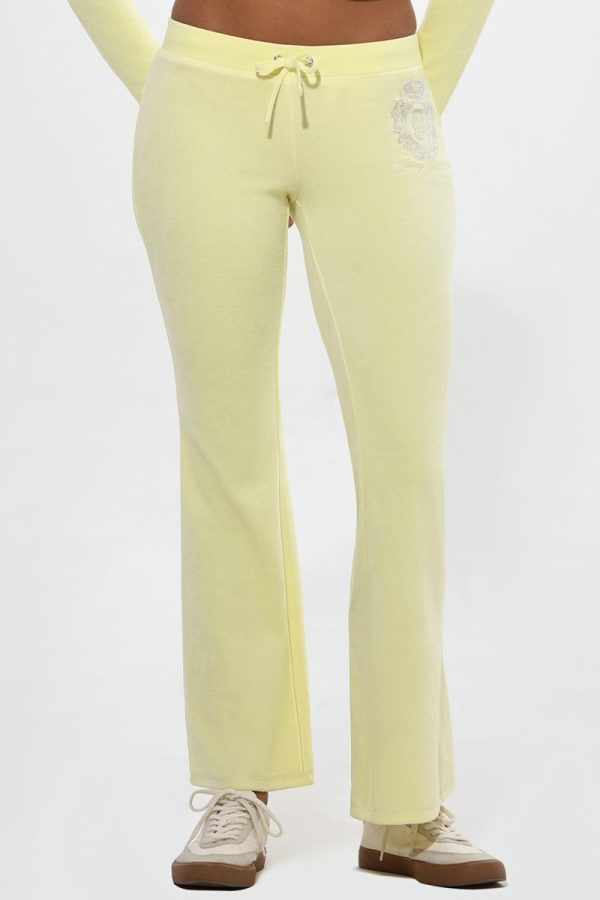 Crown Heritage Cotton Velour Track Pants - Image 4