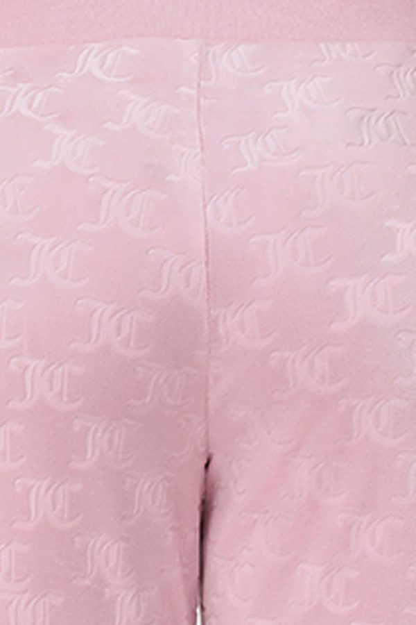 Embossed Velour Track Pant - Image 4