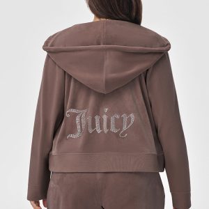 Plus-Size OG Big Bling Velour Hoodie