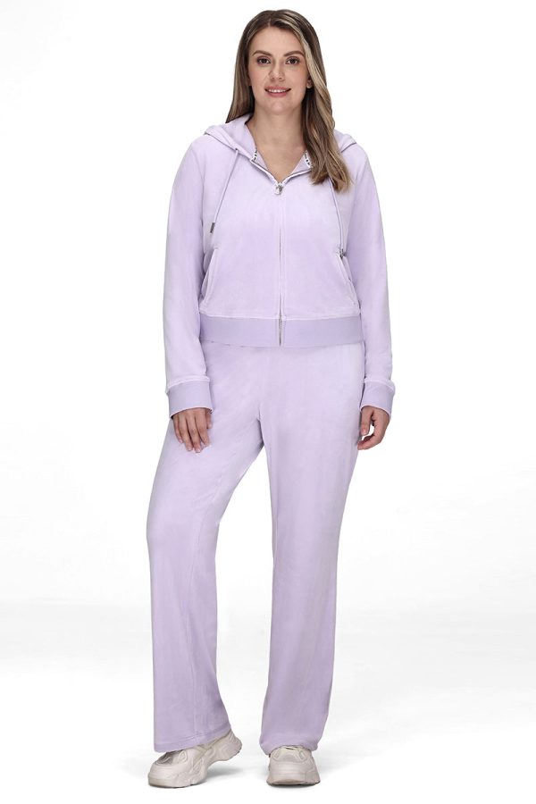 Plus-Size OG Big Bling Velour Track Pants - Image 5