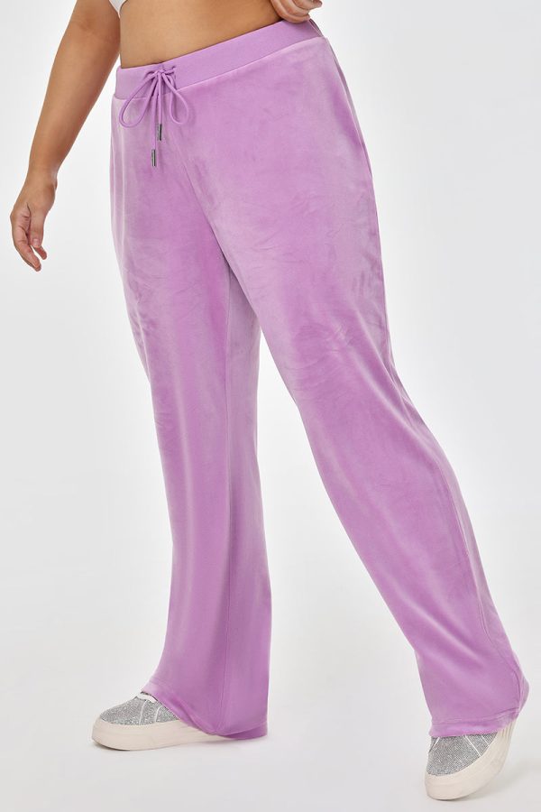 Plus-Size OG Big Bling Velour Track Pants - Image 3