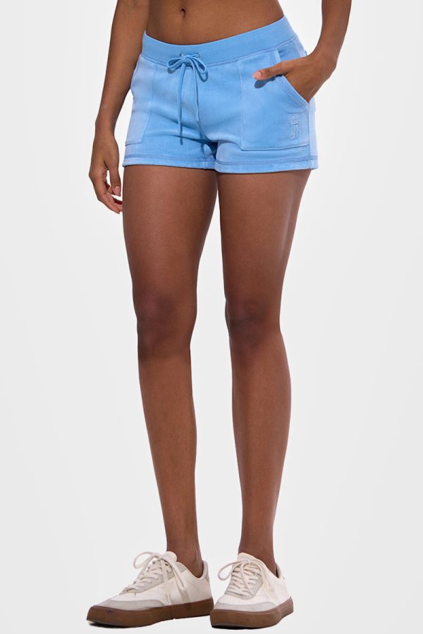 Crown Heritage Cotton Velour Shorts - Image 3