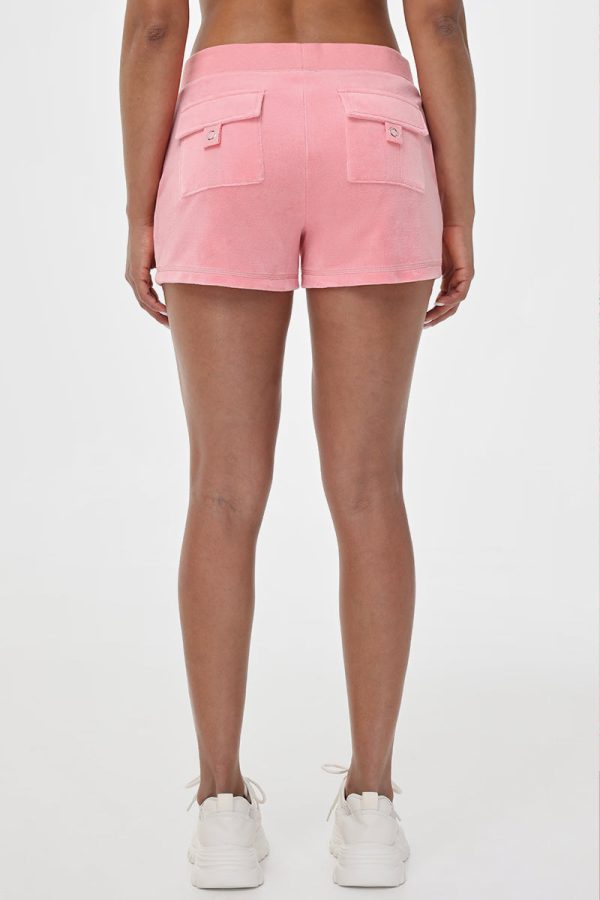Crown Heritage Cotton Velour Shorts - Image 2