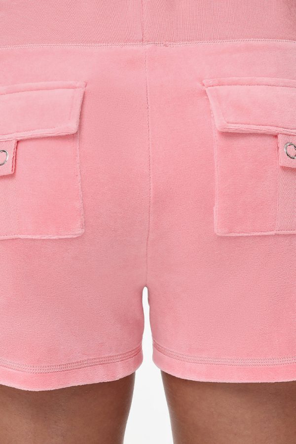 Crown Heritage Cotton Velour Shorts - Image 5