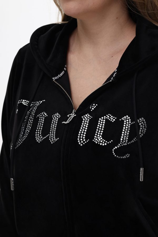Plus-Size Front Bling Hoodie - Image 4