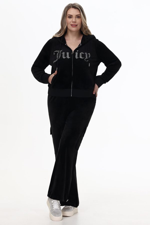 Plus-Size Front Bling Hoodie - Image 5