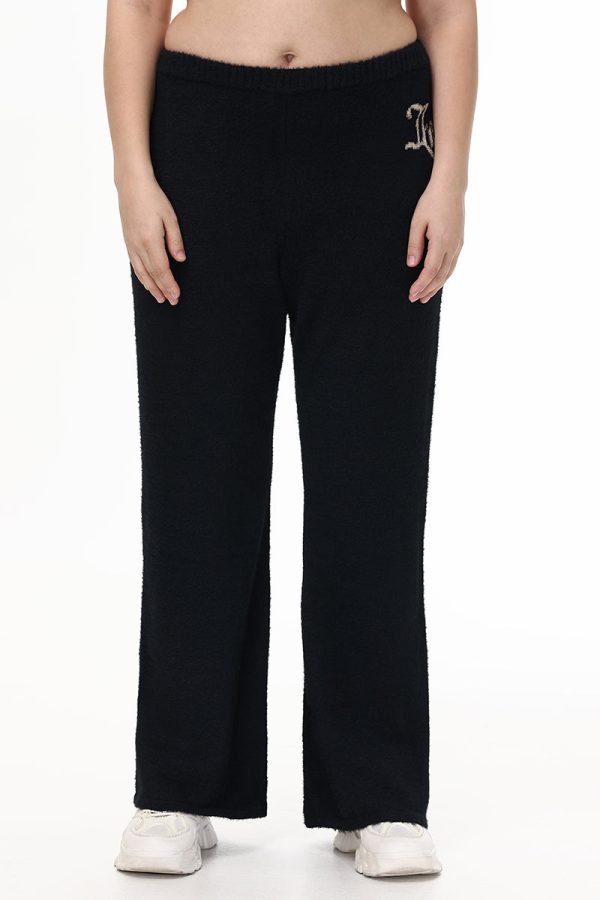 Plus-Size Metallic Eyelash Flared Pant - Image 2