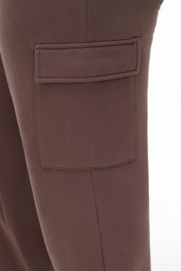 Plus-Size Big Bling Fleece Cargo Pant - Image 4
