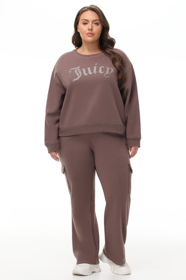 Plus-Size Big Bling Fleece Cargo Pant - Image 5