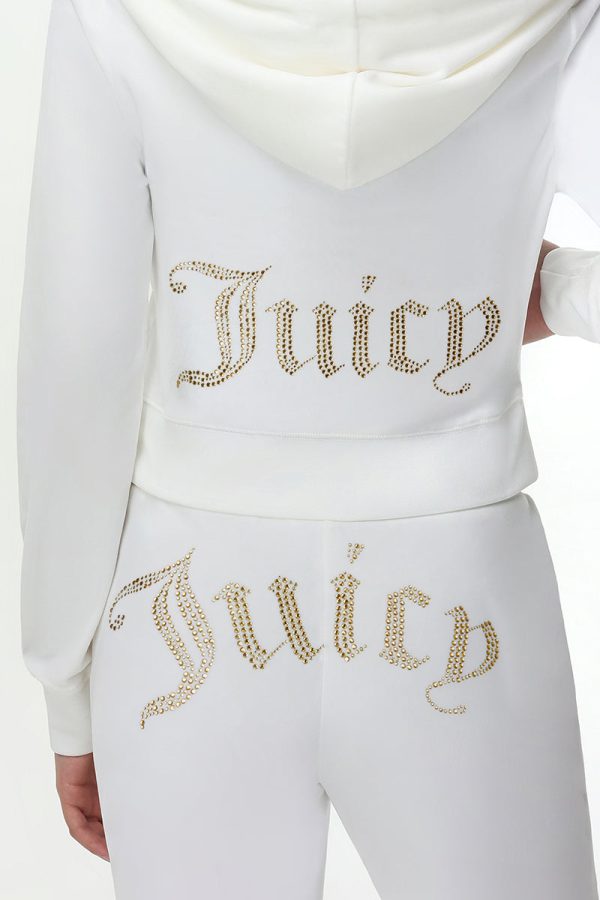 Technicolor Customizable Big Bling Velour Hoodie - Image 4