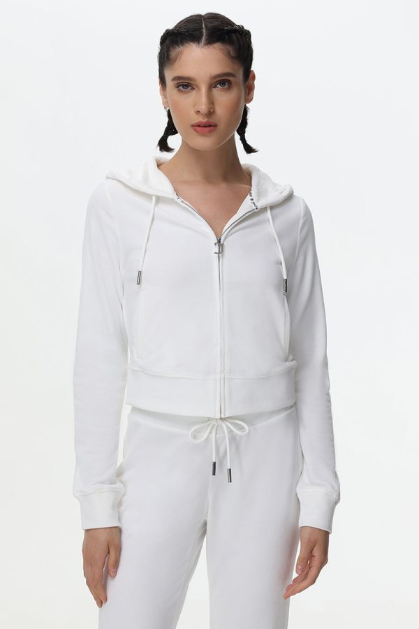 Plus-Size Technicolor Customizable Big Bling Velour Hoodie - Image 10