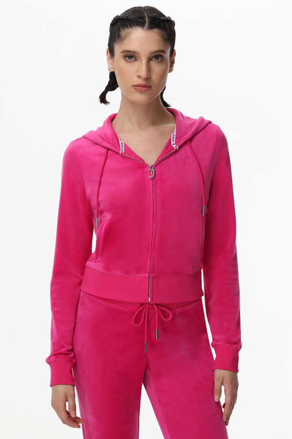 Technicolor Customizable Big Bling Velour Hoodie - Image 10