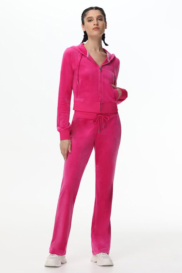 Technicolor Customizable Big Bling Velour Hoodie - Image 12