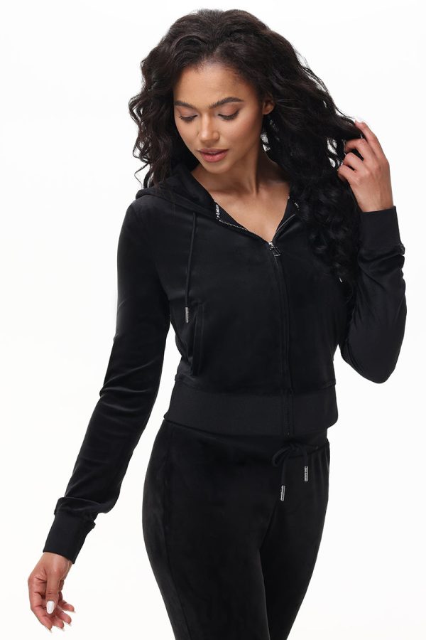 Technicolor Customizable Big Bling Velour Hoodie - Image 10