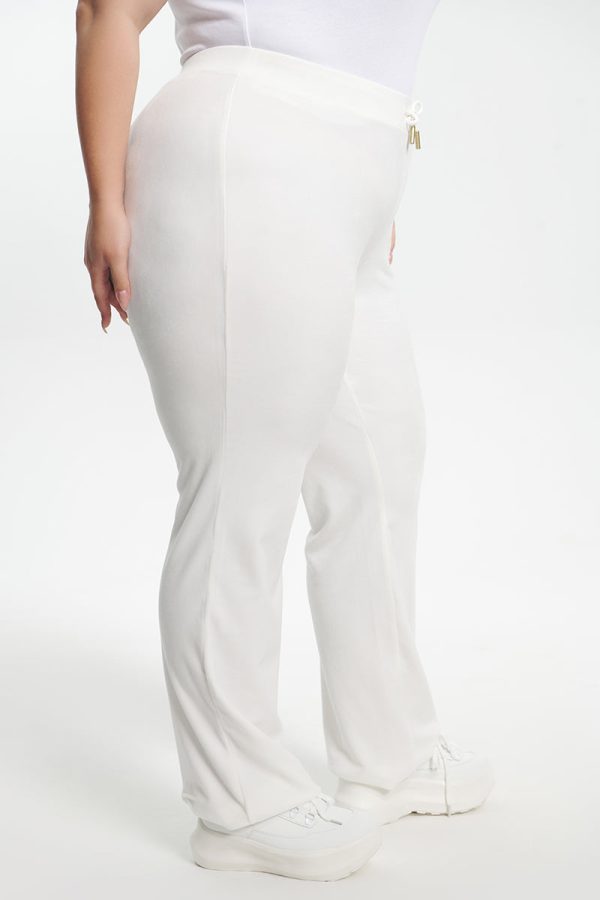 Plus-Size Technicolor Customizable Big Bling Velour Track Pants - Image 11