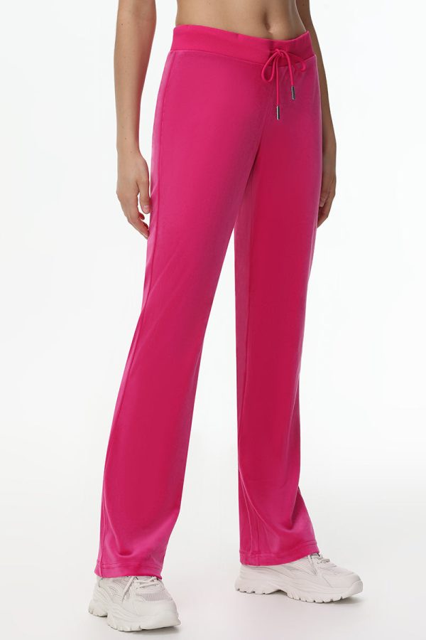 Technicolor Customizable Big Bling Velour Track Pants - Image 10