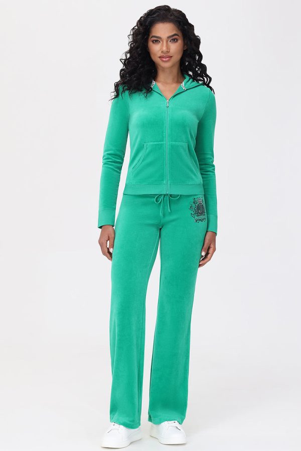 Heritage Graphic Cotton Velour Hoodie - Image 6