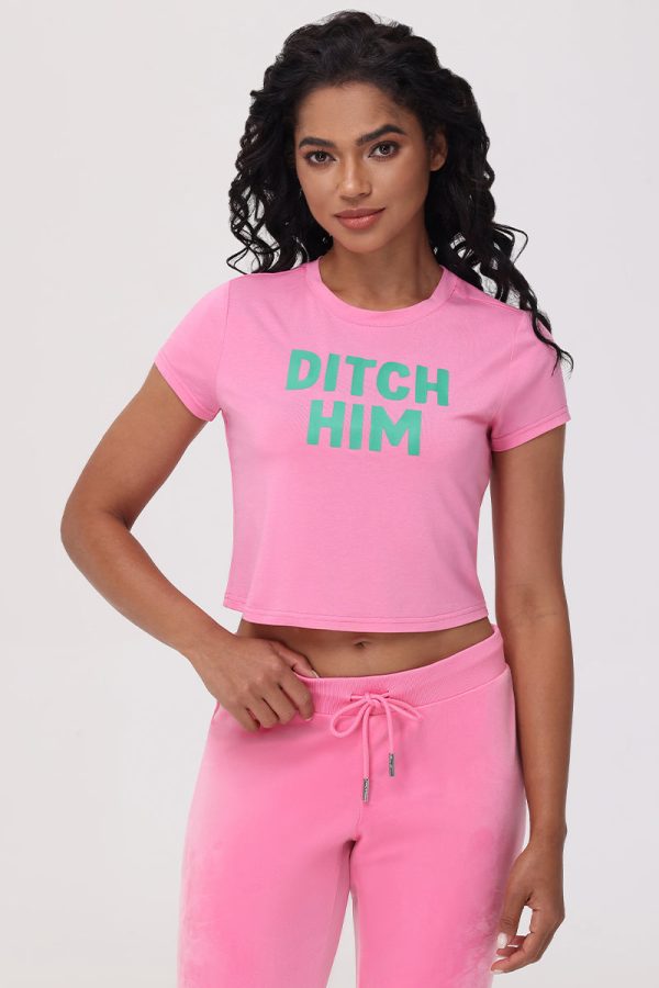 Ditch Him Baby Tee - Image 2
