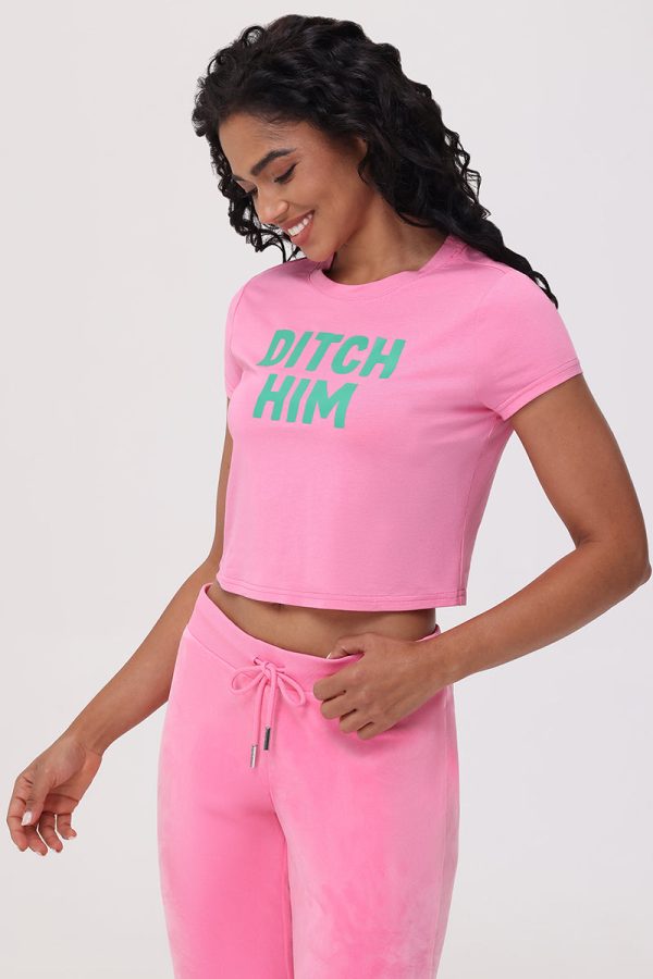Ditch Him Baby Tee - Image 4