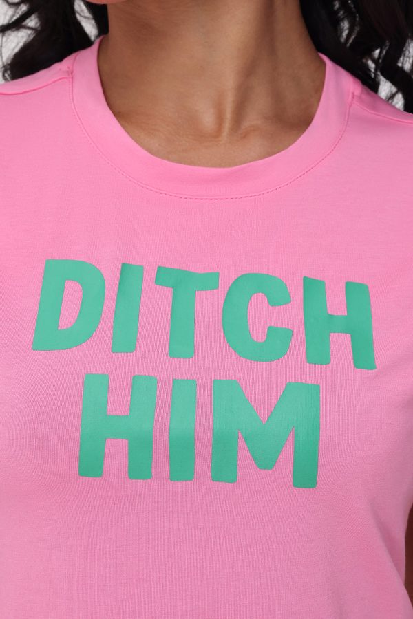 Ditch Him Baby Tee - Image 5