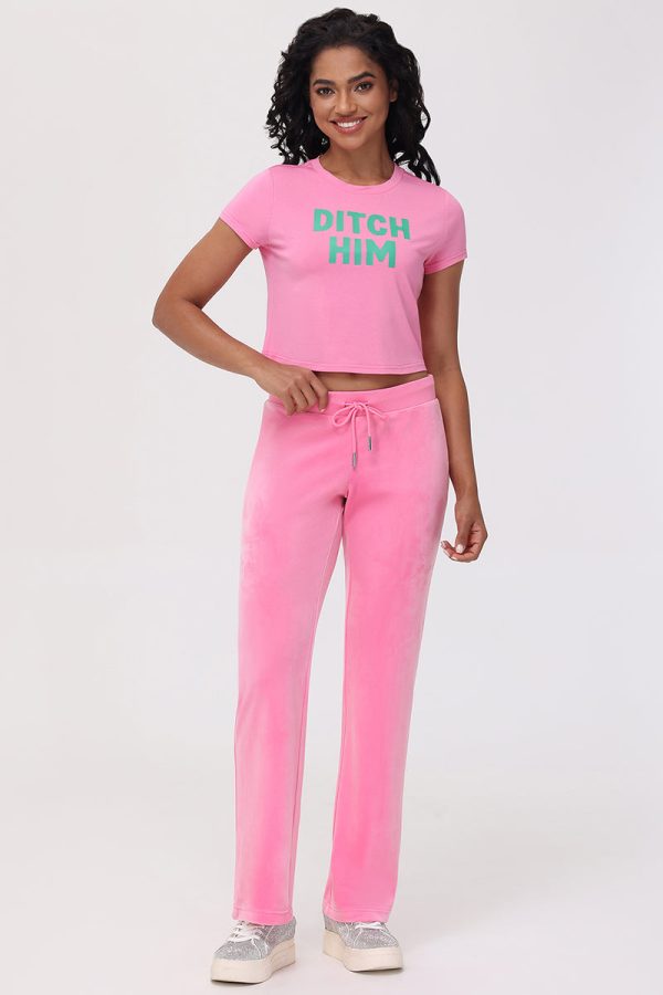 Ditch Him Baby Tee - Image 6