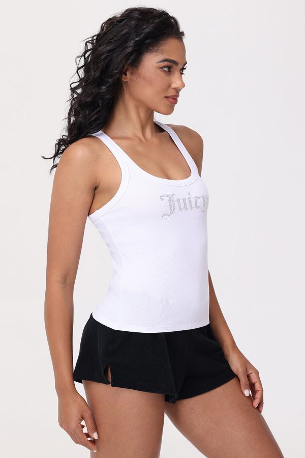Small Bling Racer Back Tank Top - Image 3