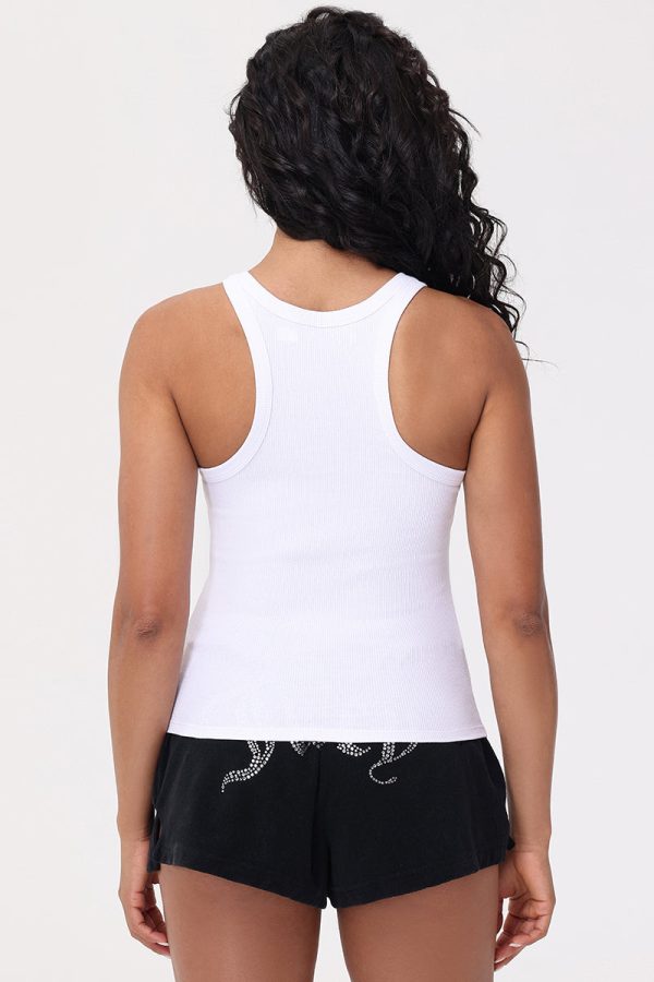 Small Bling Racer Back Tank Top - Image 2