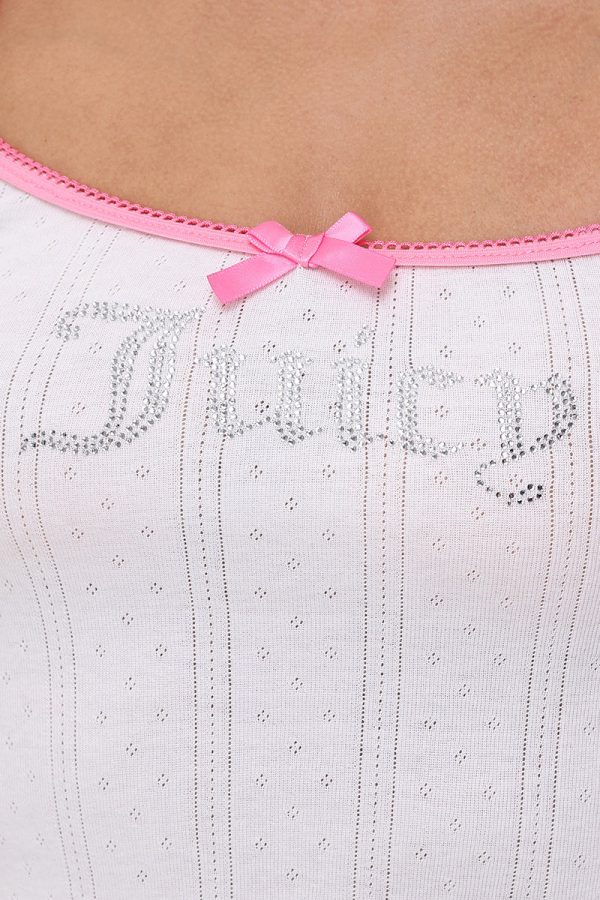 Cropped Pointelle Juicy Tank - Image 4