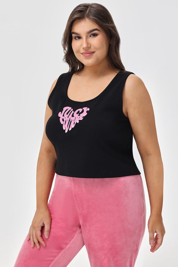 Plus-Size Heart Juicy Tank - Image 3
