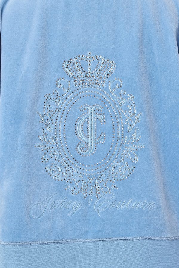 Plus-Size Crown Heritage Cotton Velour Hoodie - Image 4