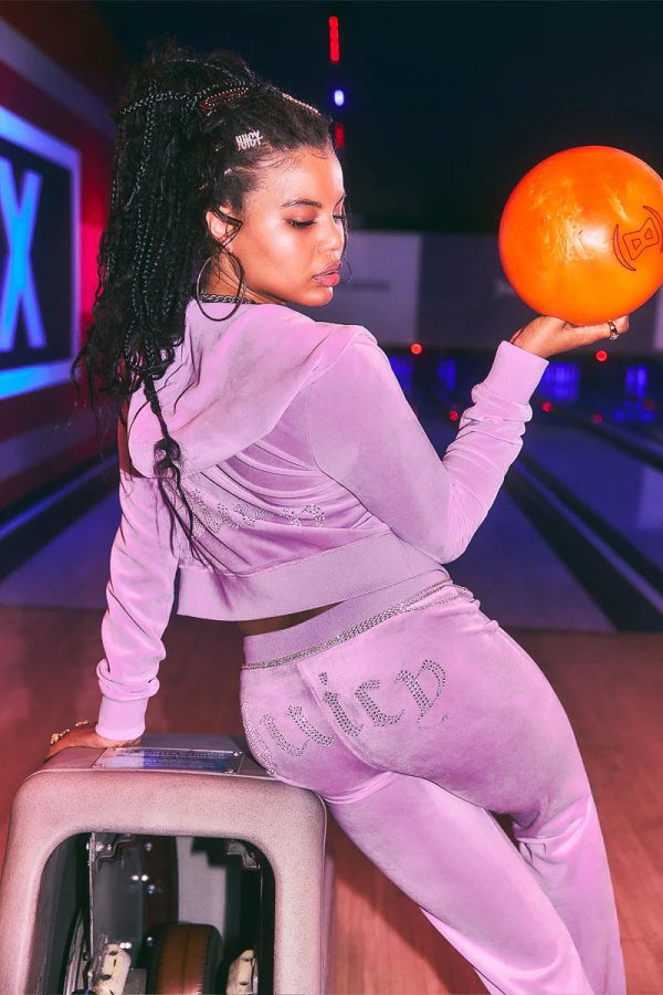 OG Big Bling Velour Track Pants - Image 6