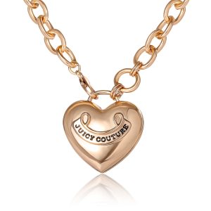 Long Heart Pendant Necklace