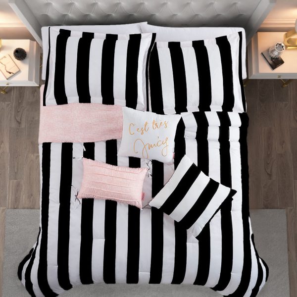 Cabana Striped Reversible Comforter Set - Image 3