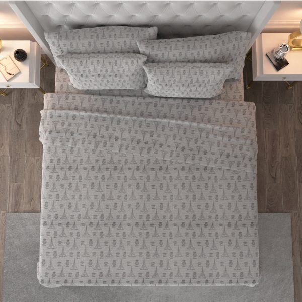 Printed Microfiber Sheet Set - Image 2
