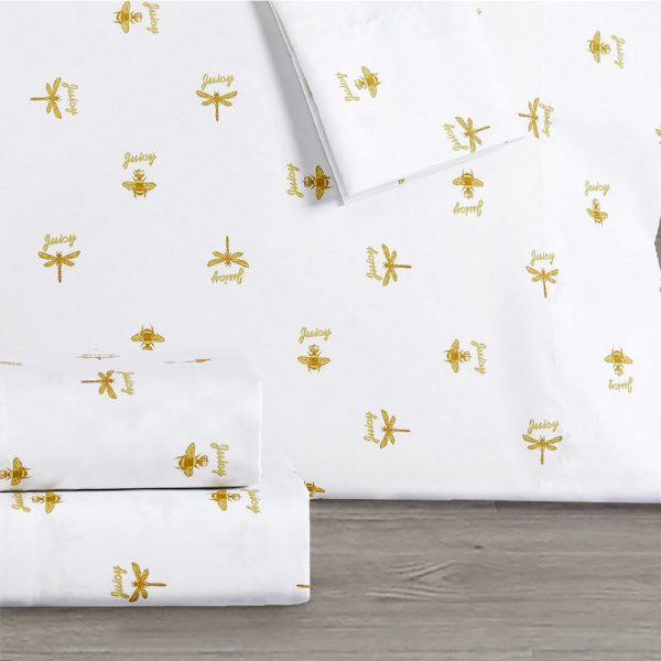Printed Microfiber Sheet Set - Image 2