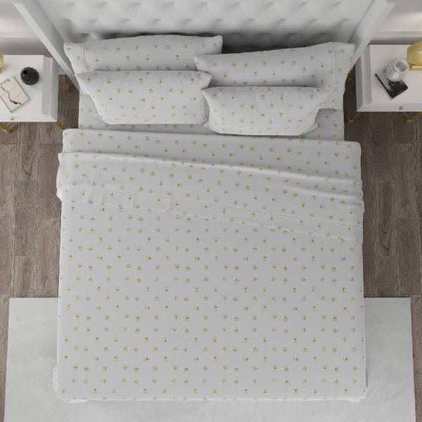 Printed Microfiber Sheet Set - Image 3