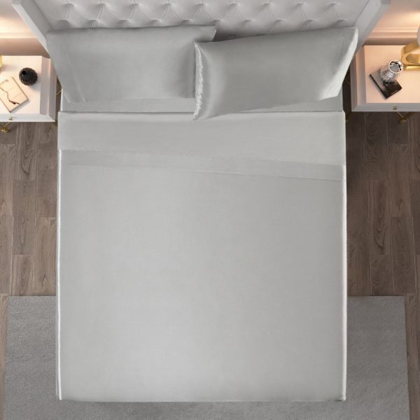 Solid Satin Sheet Set - Image 3