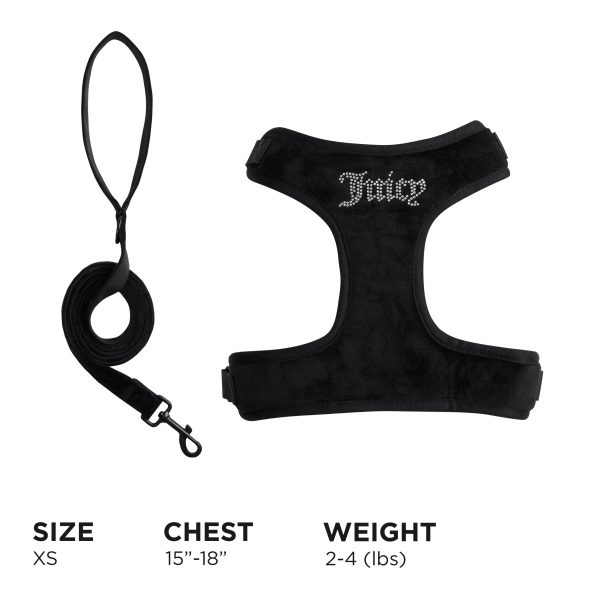 Bling Velour Pet Harness and Leash Set - Image 5