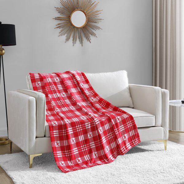 Plush Plaid Throw Blanket - Image 2