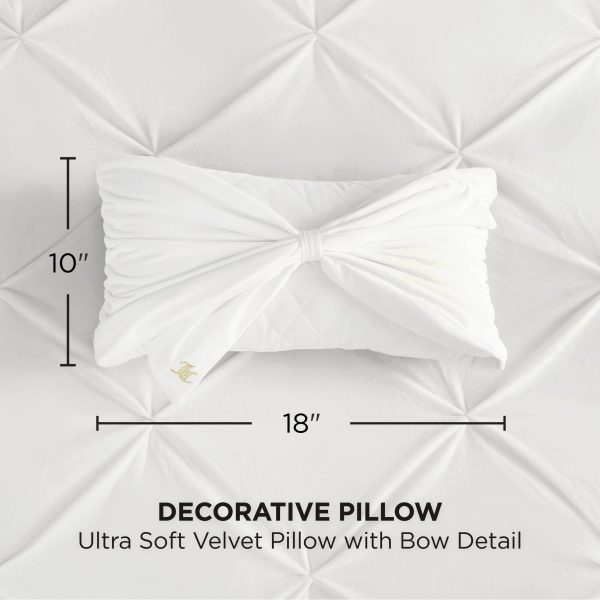 Velvet Bow Decorative Pillow - Image 8