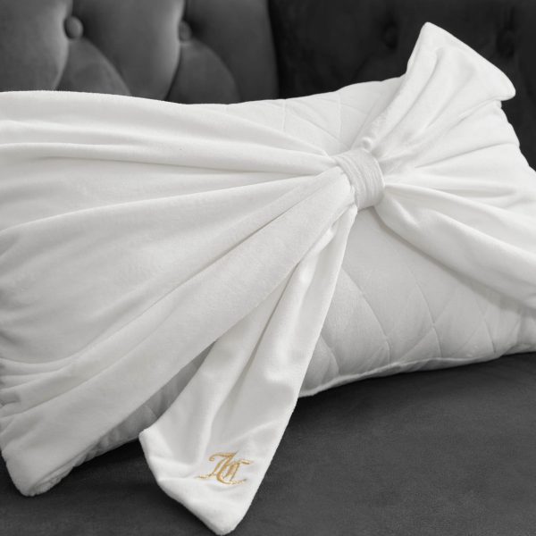 Velvet Bow Decorative Pillow - Image 4