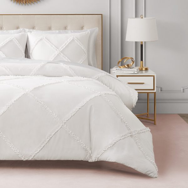 Diamond Ruffle Comforter Set - Image 4