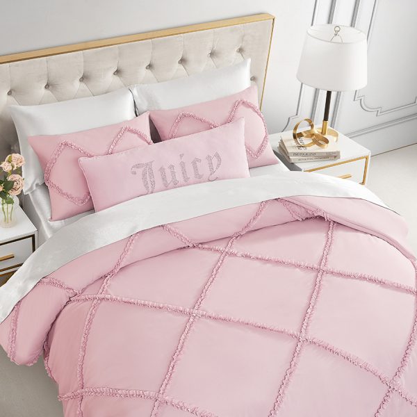 Diamond Ruffle Comforter Set - Image 2