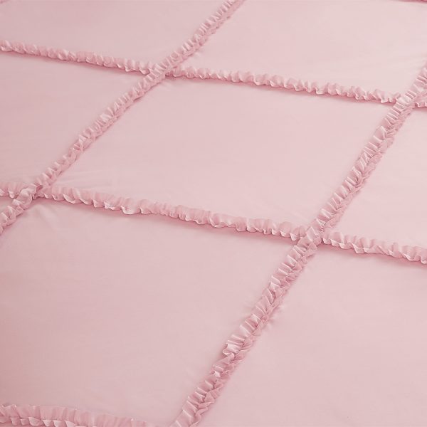 Diamond Ruffle Comforter Set - Image 5