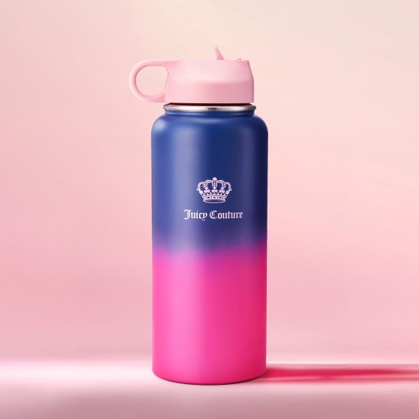 Go Girl Stainless Steel Water Bottle with Pop-up Straw - Image 7