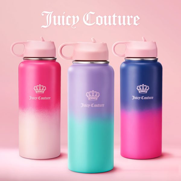 Go Girl Stainless Steel Water Bottle with Pop-up Straw - Image 5