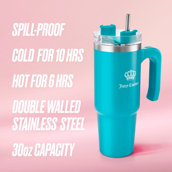 Glam Logo Stainless Steel Water Bottle - Image 3