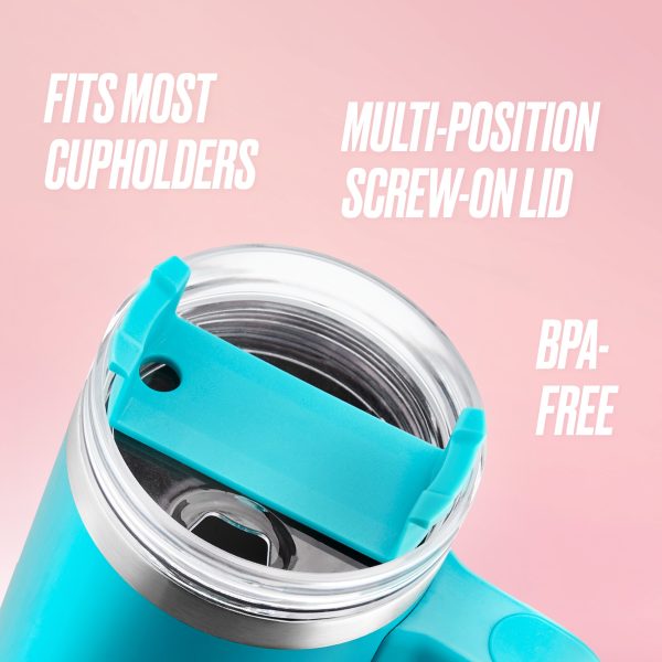 Glam Logo Stainless Steel Water Bottle - Image 2
