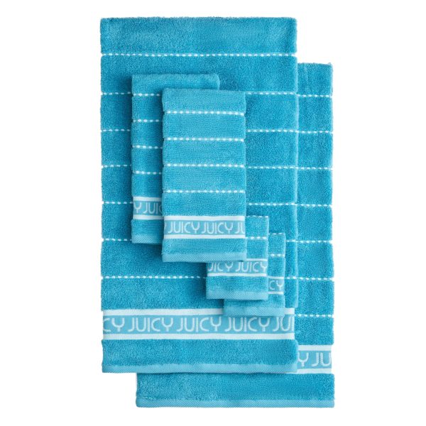 Plush Stripe Bath Towel Set - Image 5